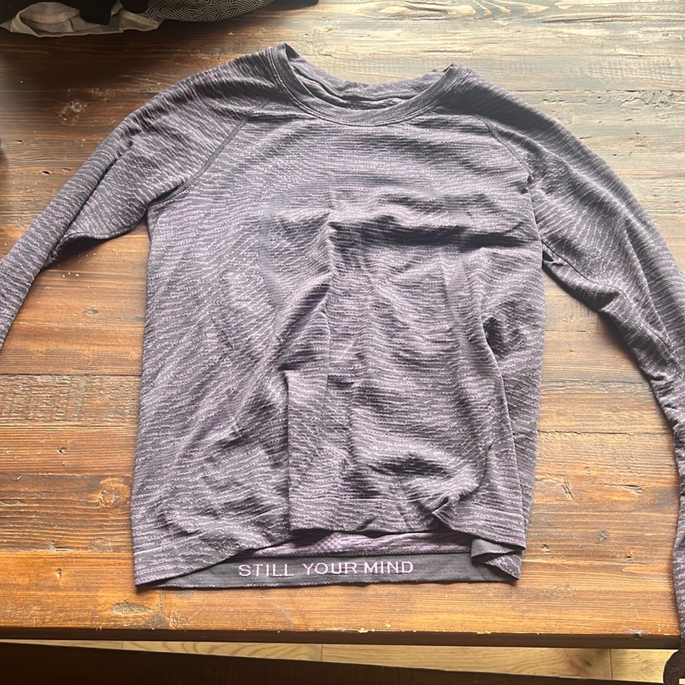 Tiger Print Lululemon Swiftly Tech Long Sleeve Li… - image 1